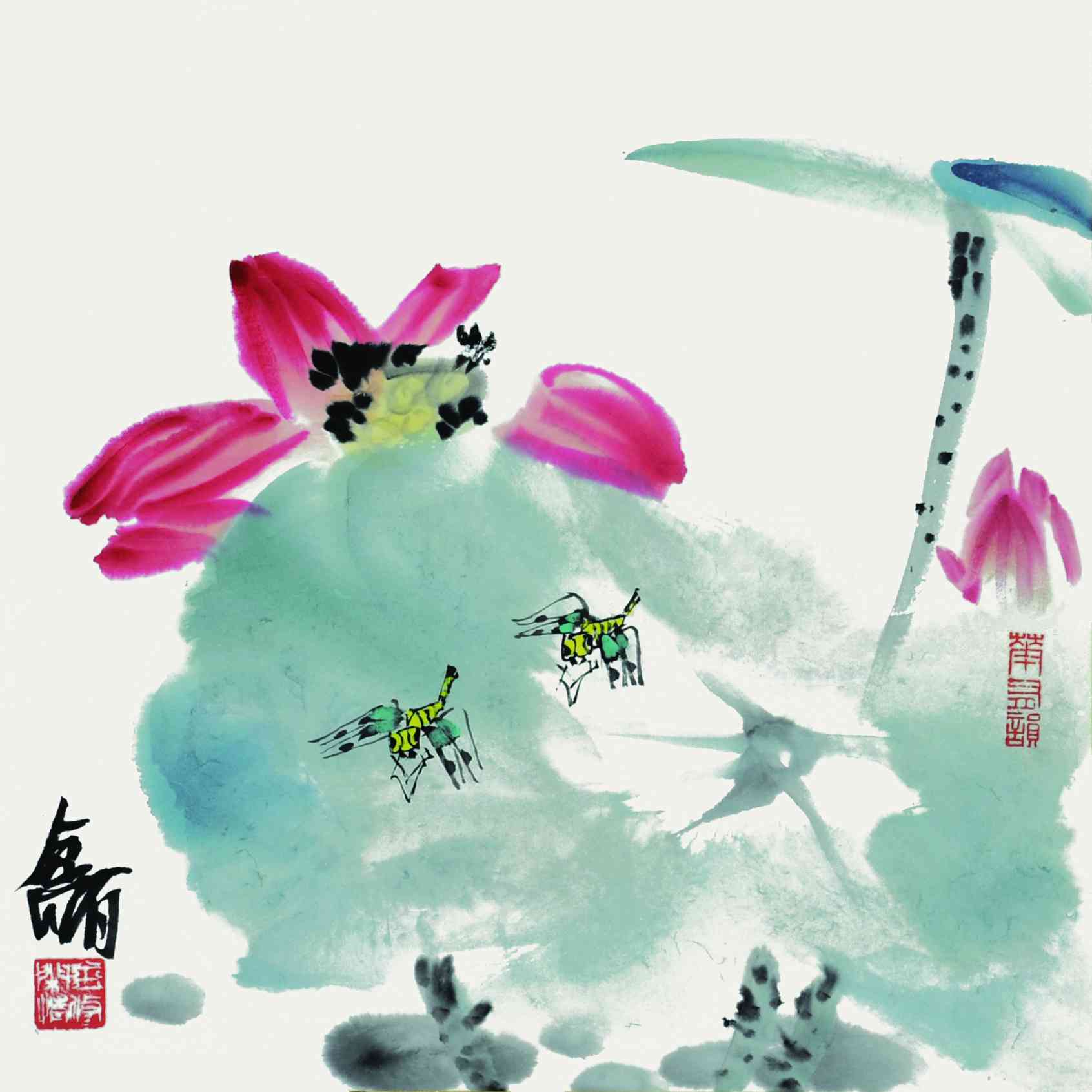 魏金修	花鸟