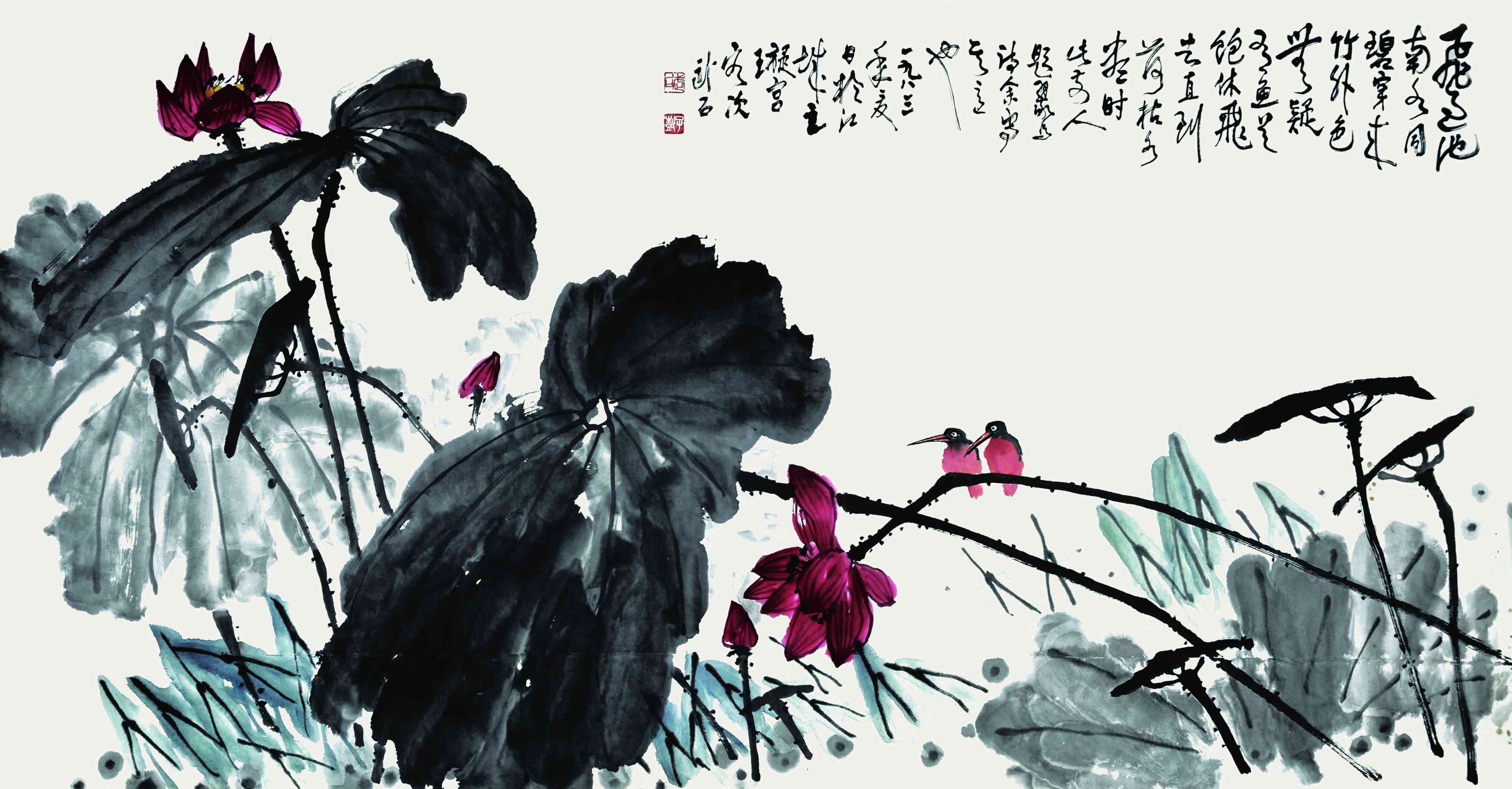 武石	花鸟