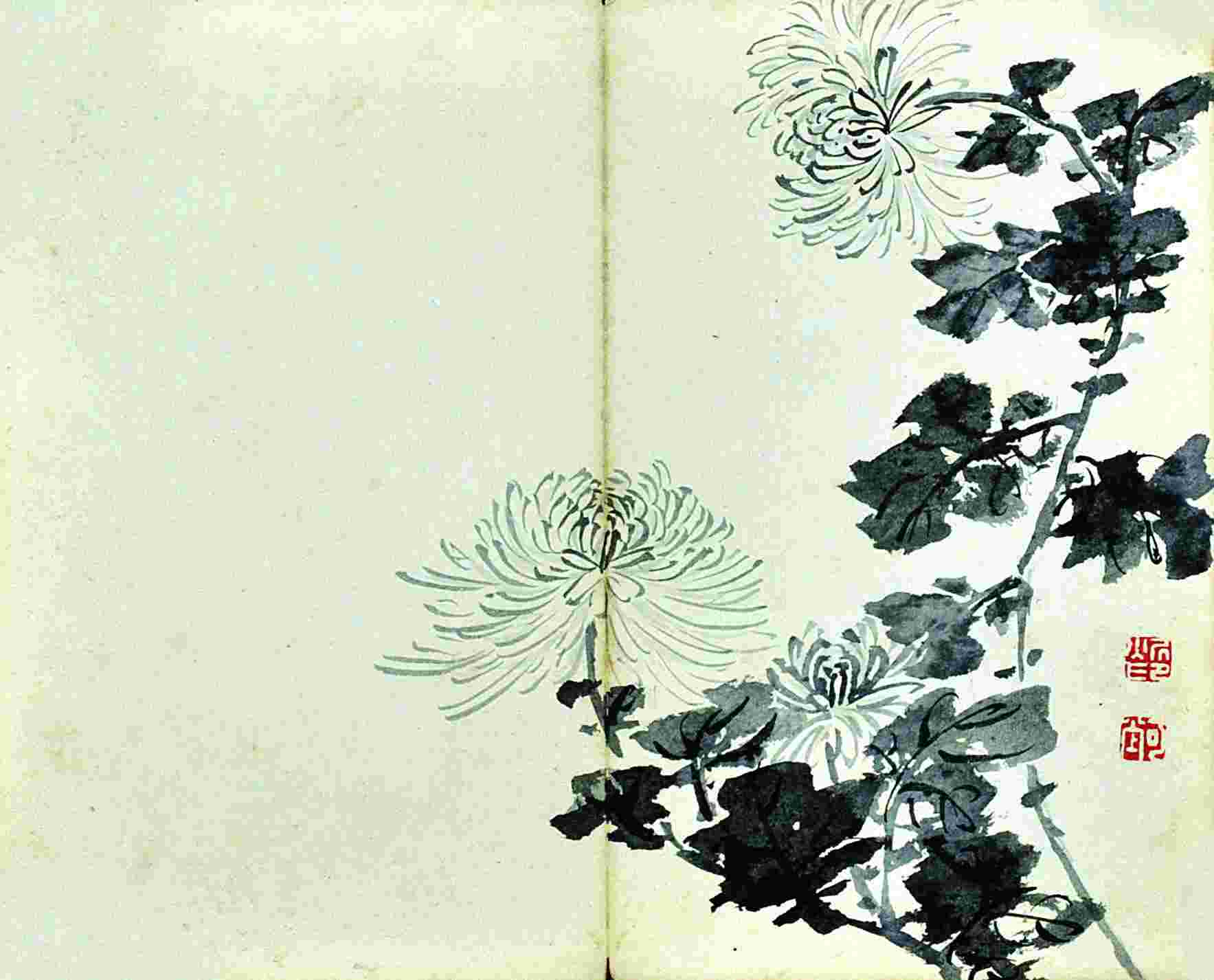 梁炘 书画册页 