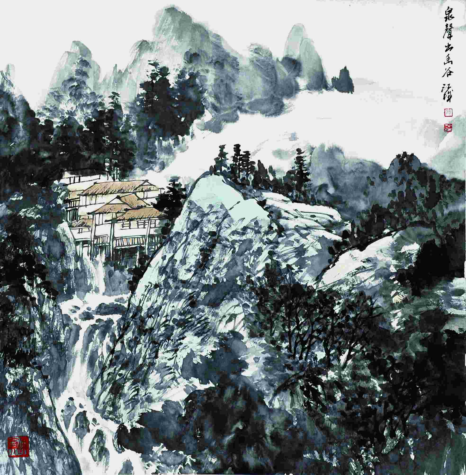 施江城 泉声出幽谷