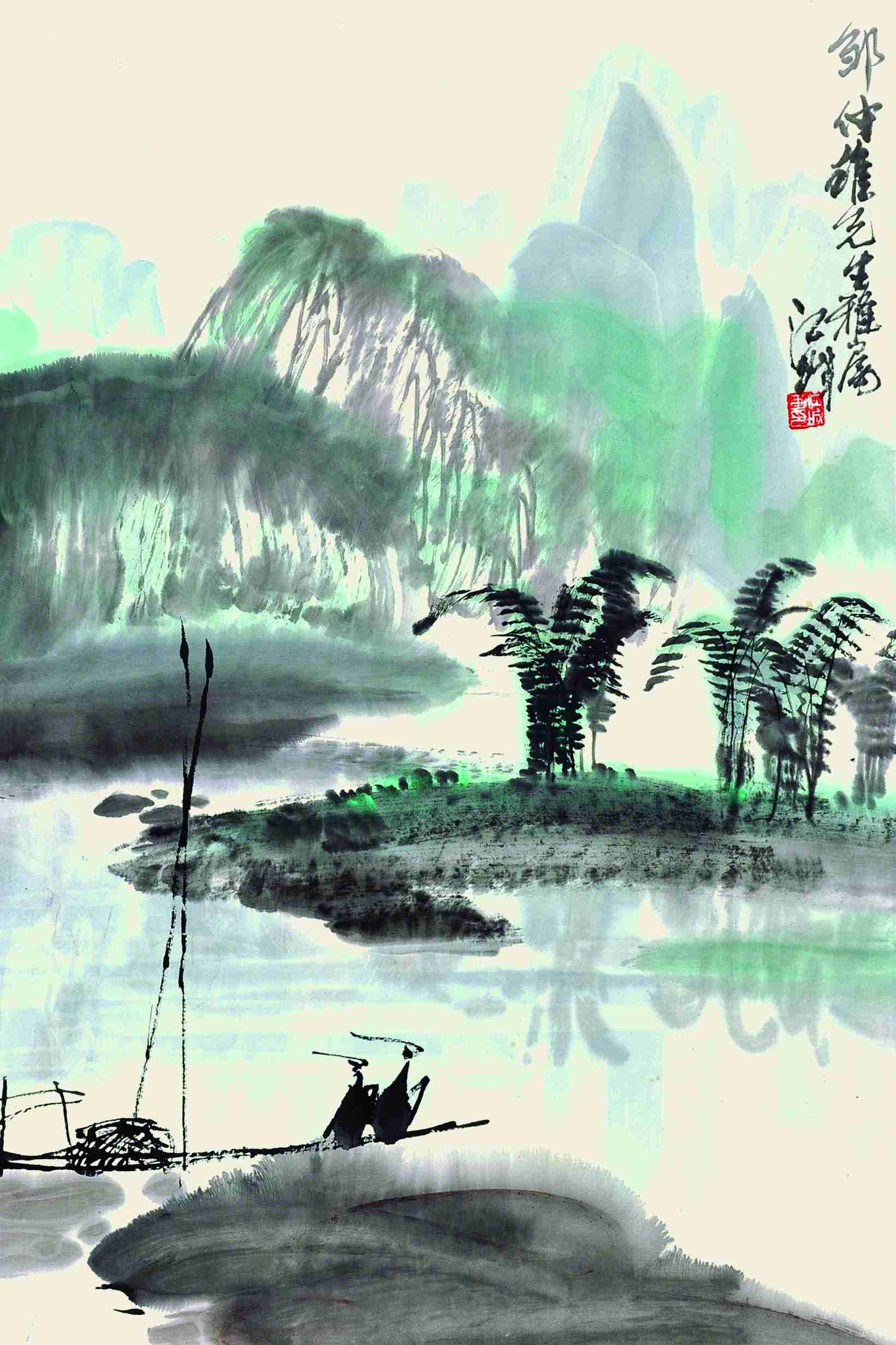 施江城 桂林山水 