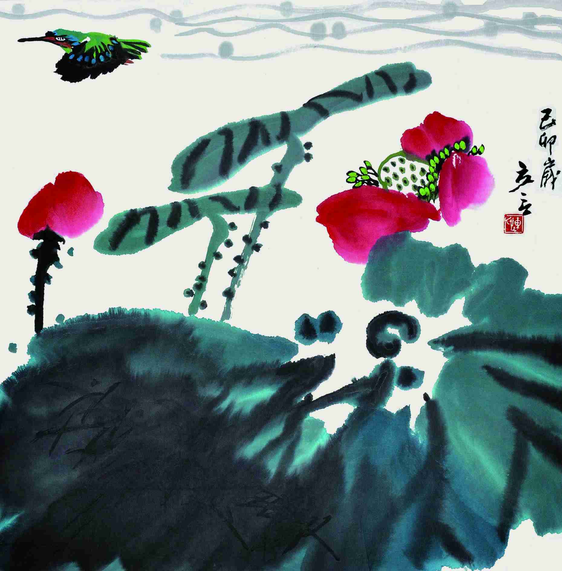 陈立言 花鸟 