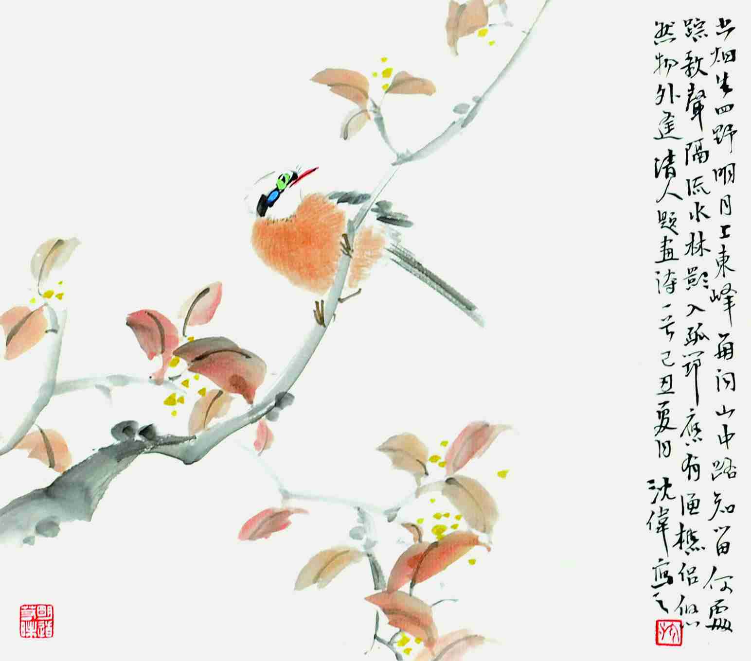 沈伟 花鸟（一）