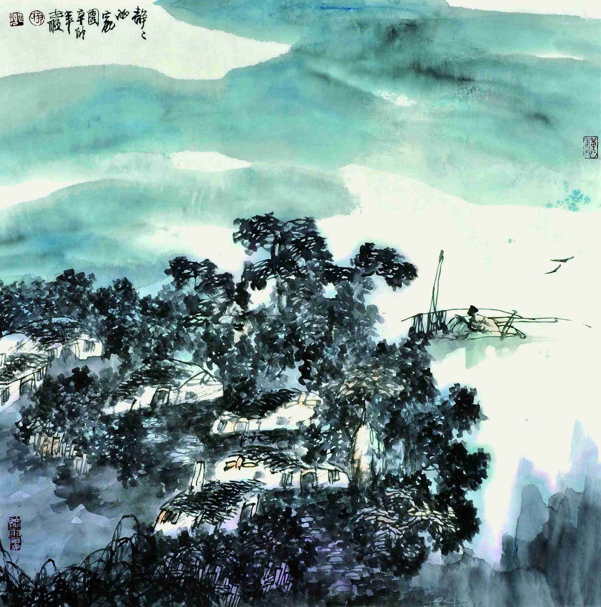 尹世顺	山水