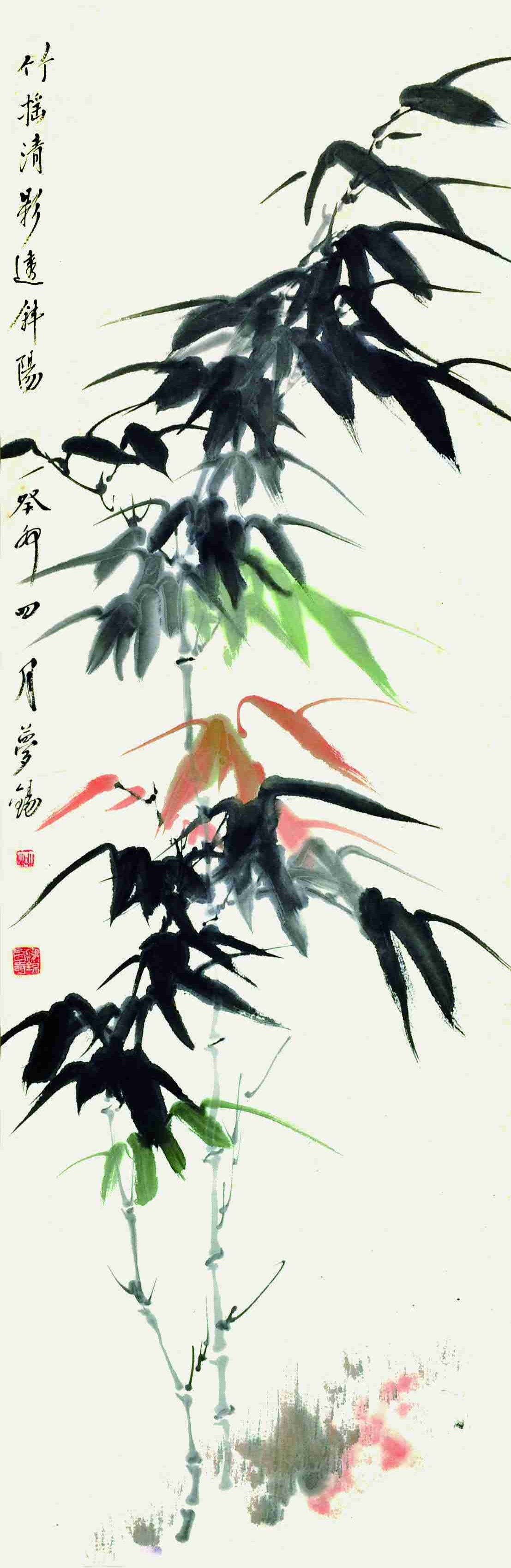 端木梦锡   竹摇清影