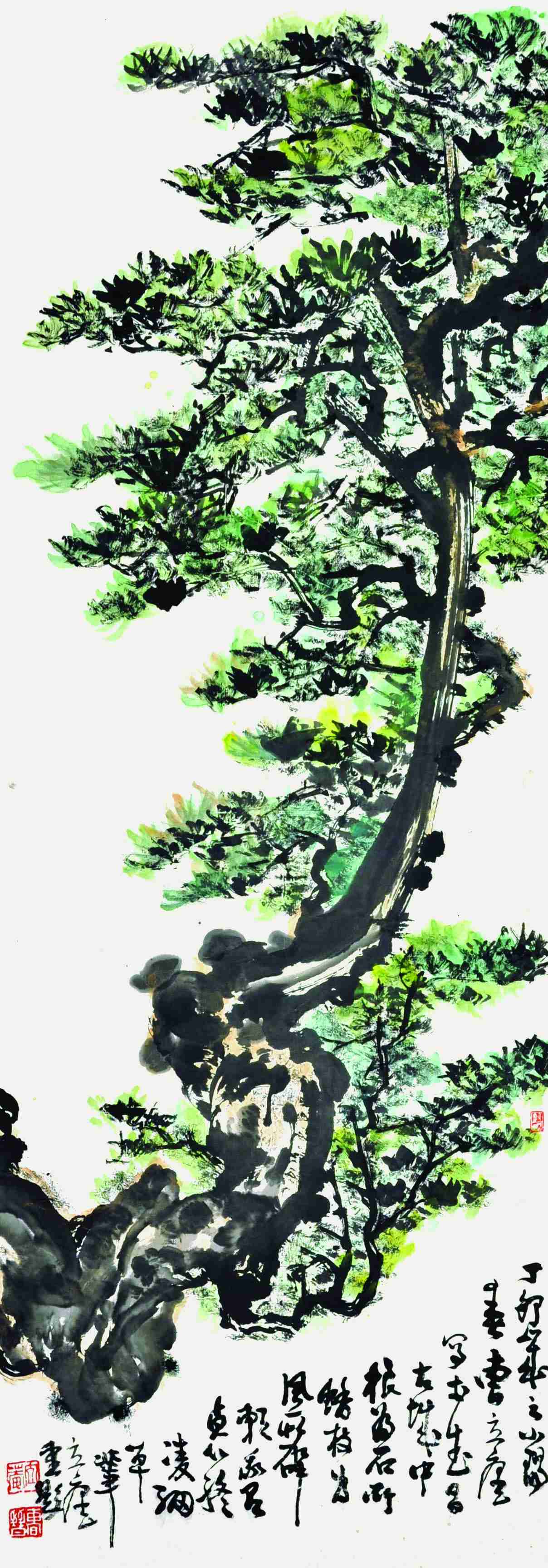 曹立庵	松树图	