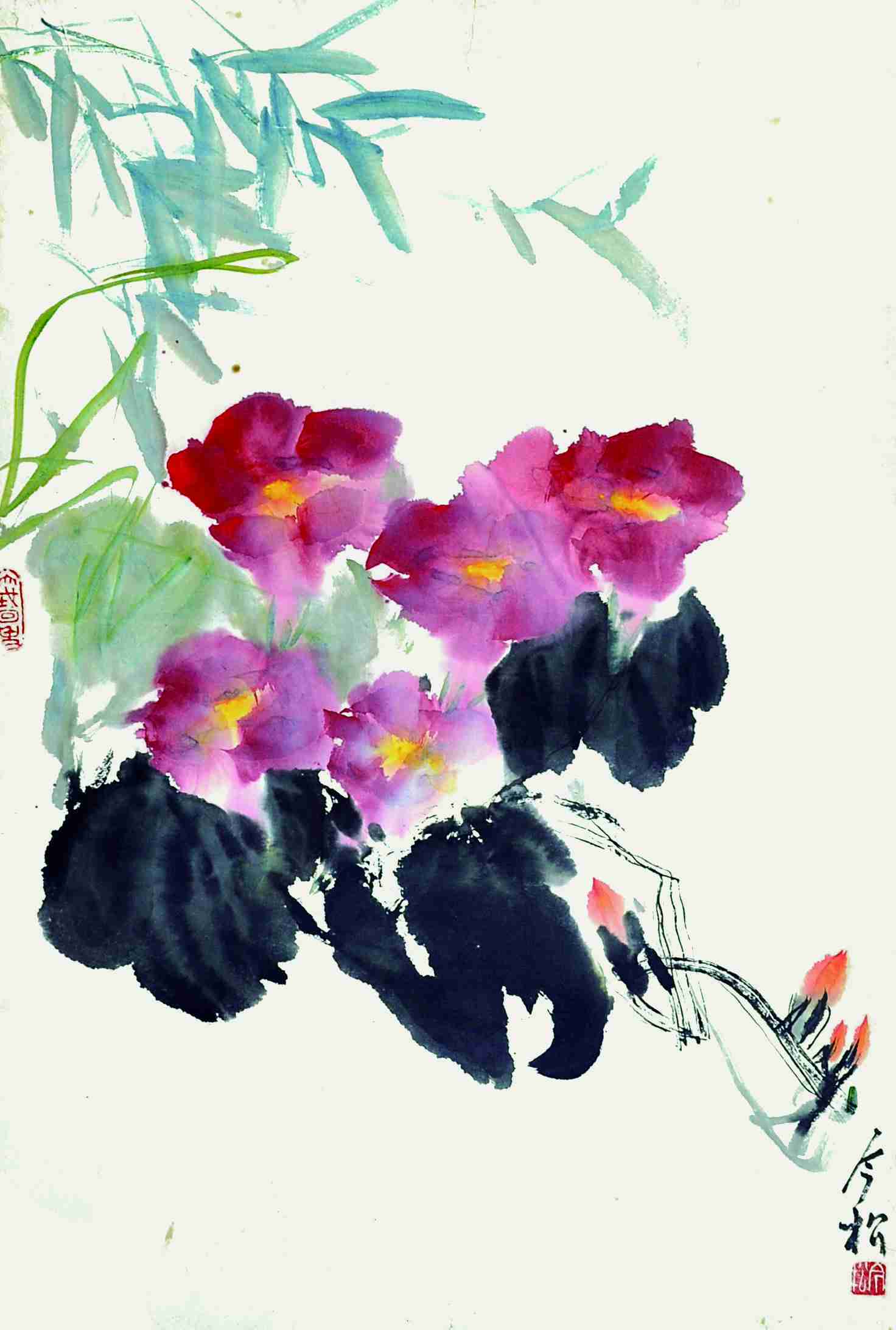 冯今松	花鸟