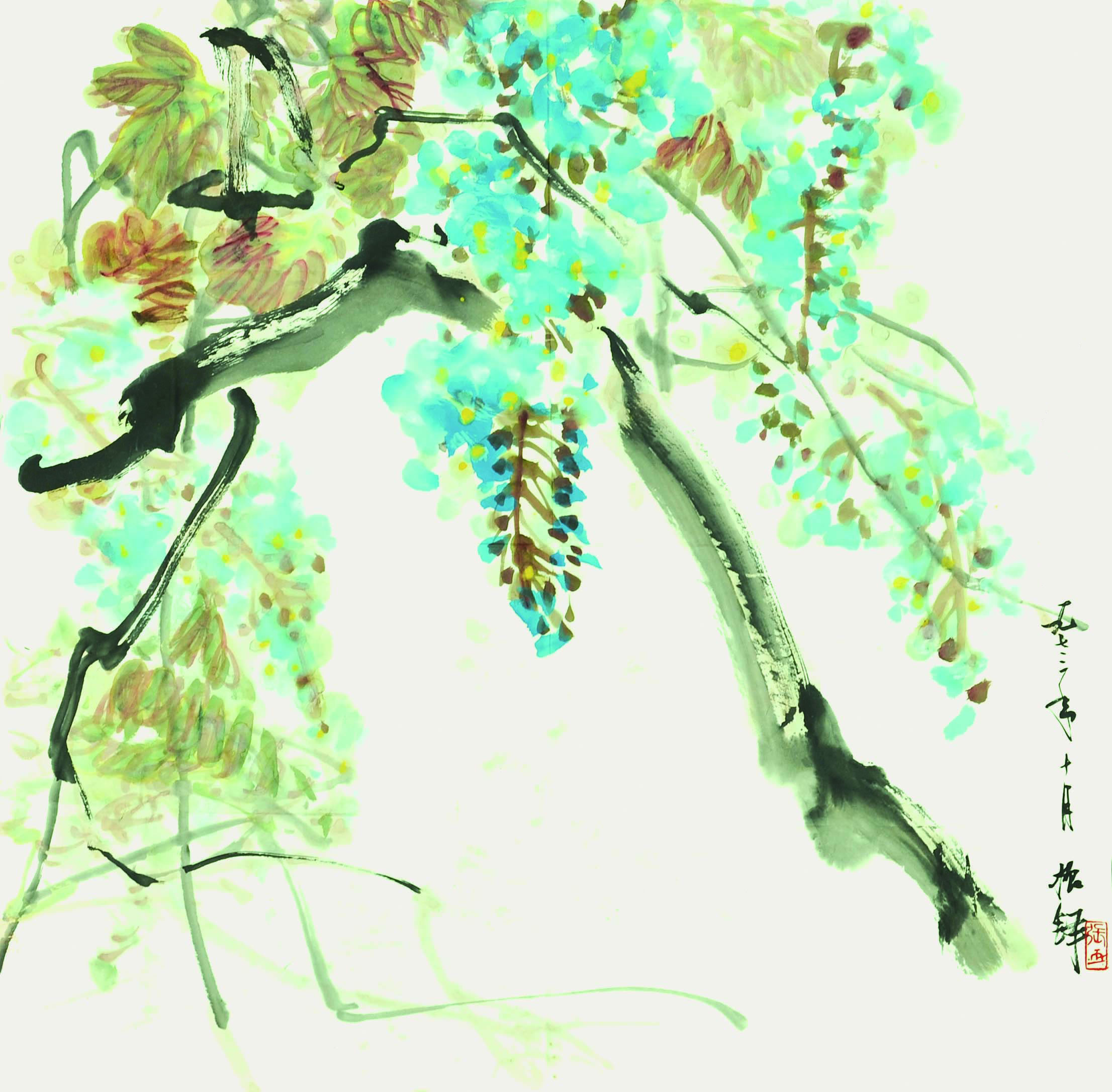 张振铎	紫藤图	