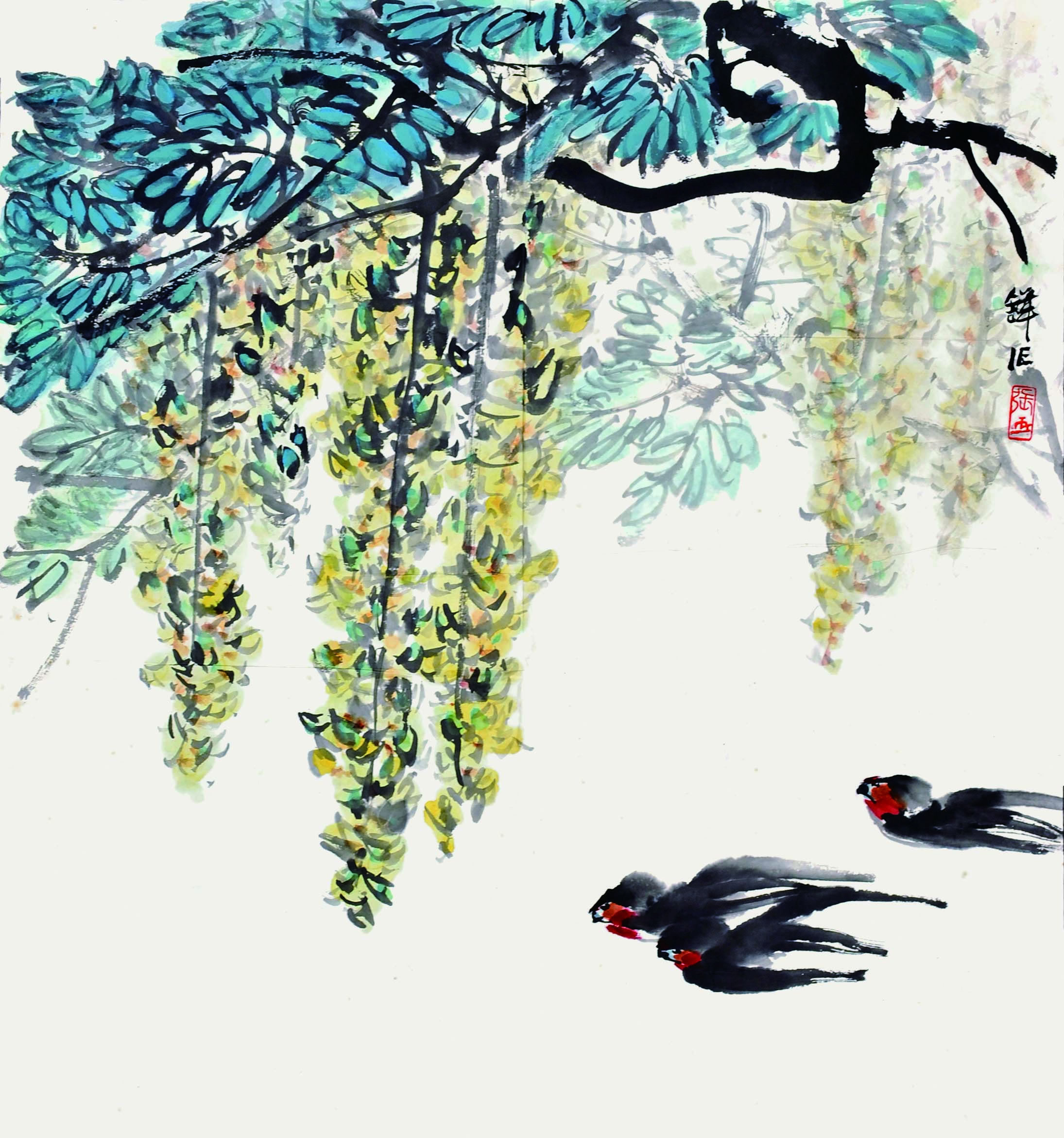张振铎	紫藤春燕