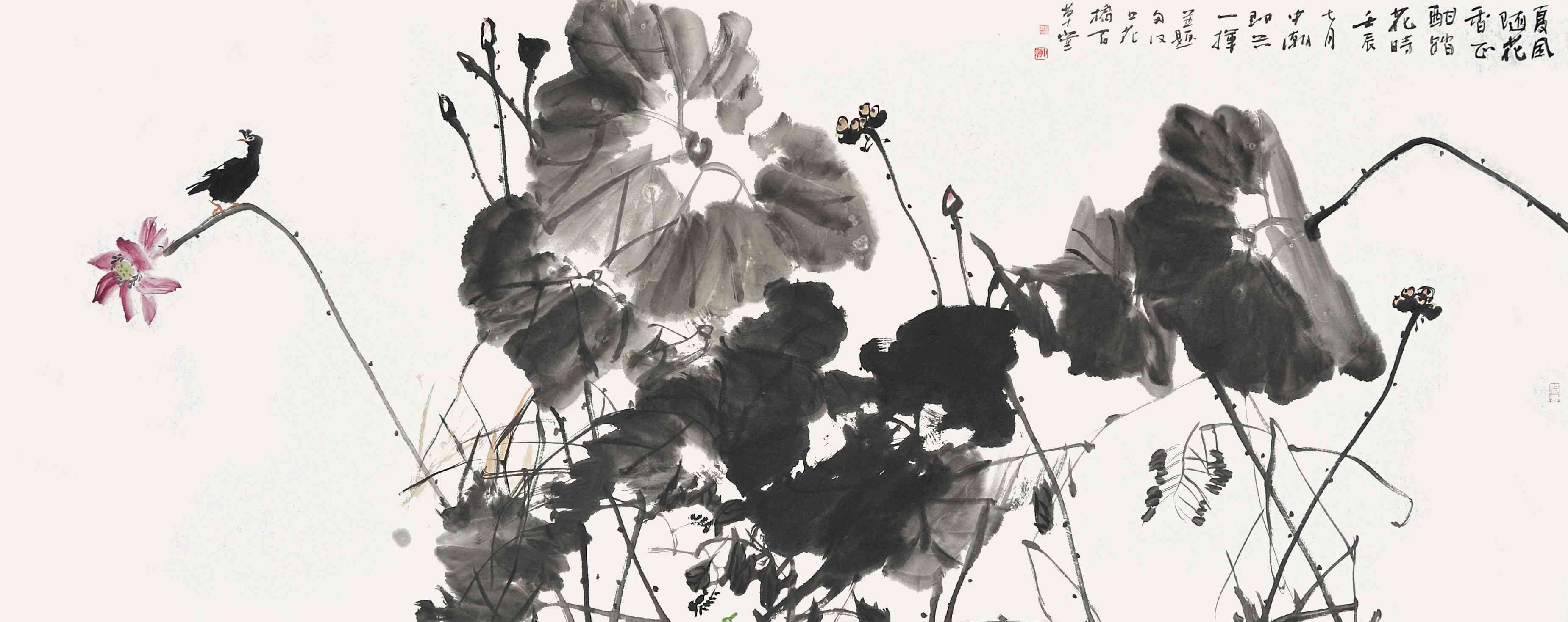 江中潮	花鸟