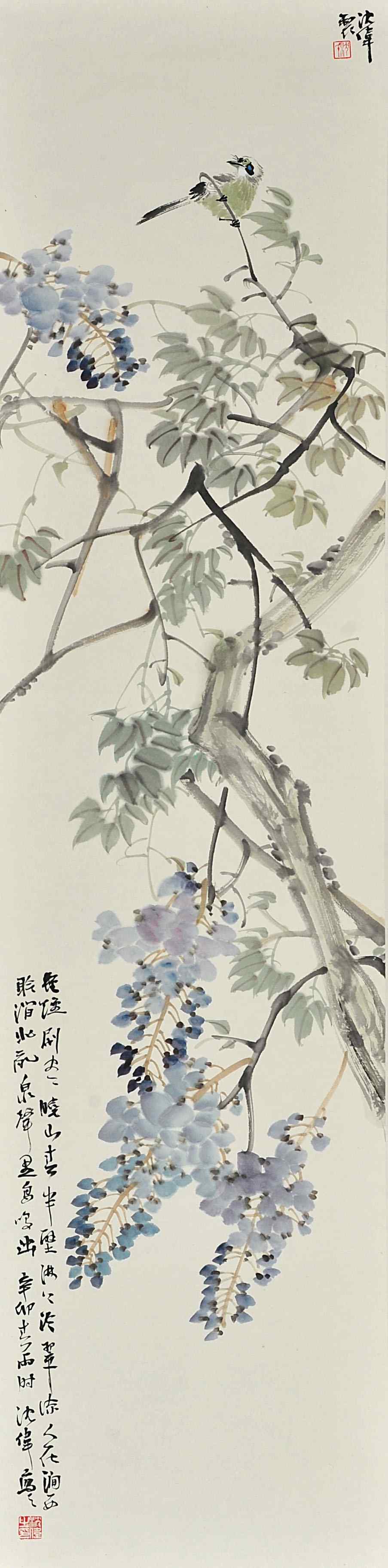 沈伟  花鸟