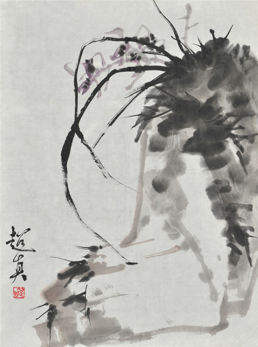 彭友善 兰草 