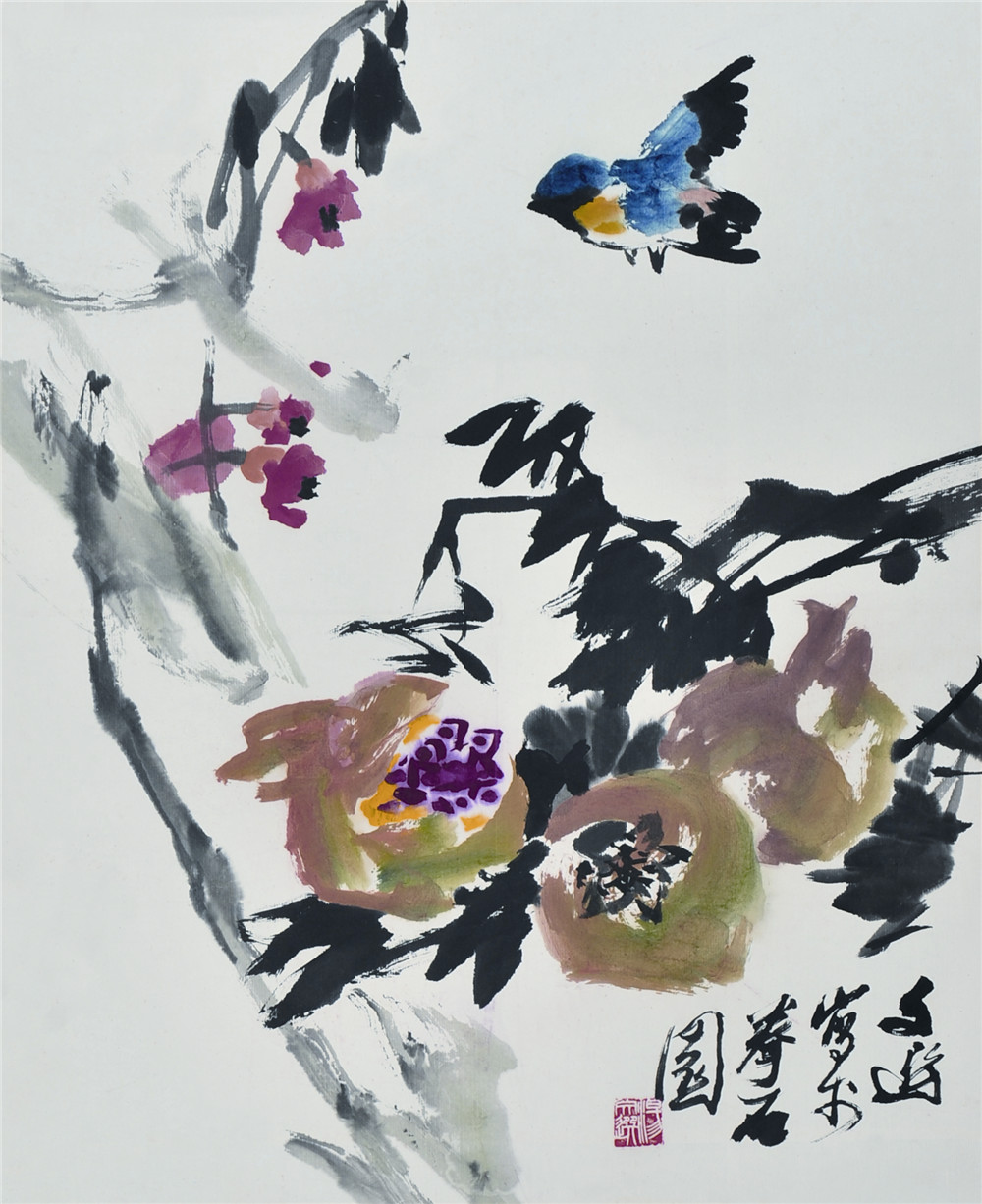 汤文选 花鸟 