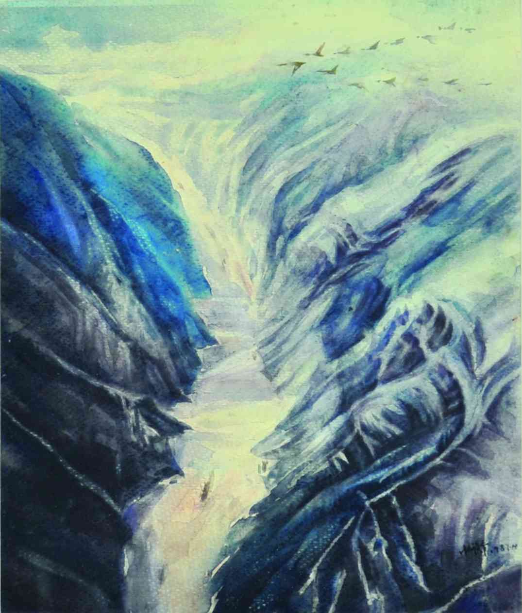 冯中衡	鸟瞰三峡	