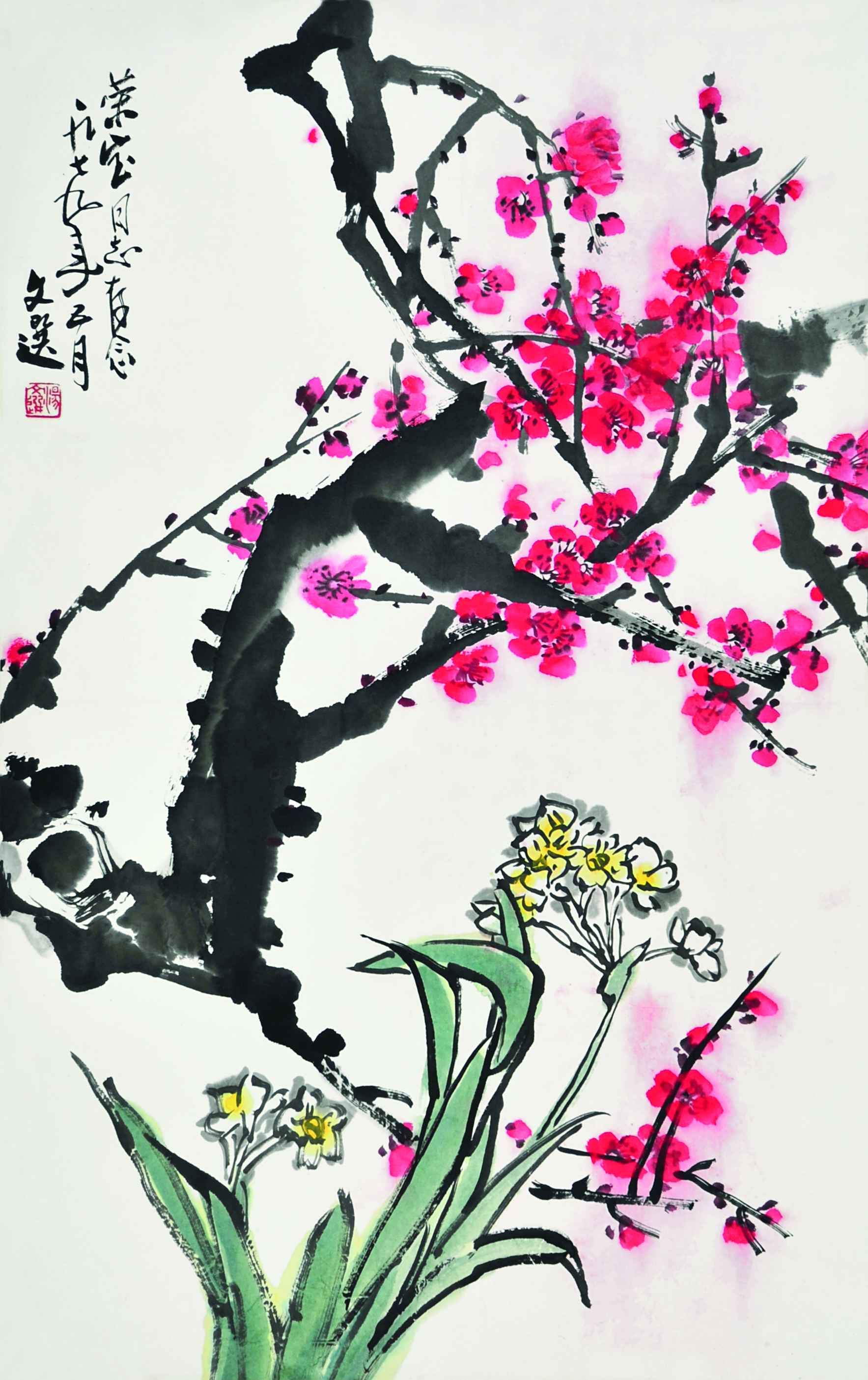 129	 汤文选	梅花水仙
