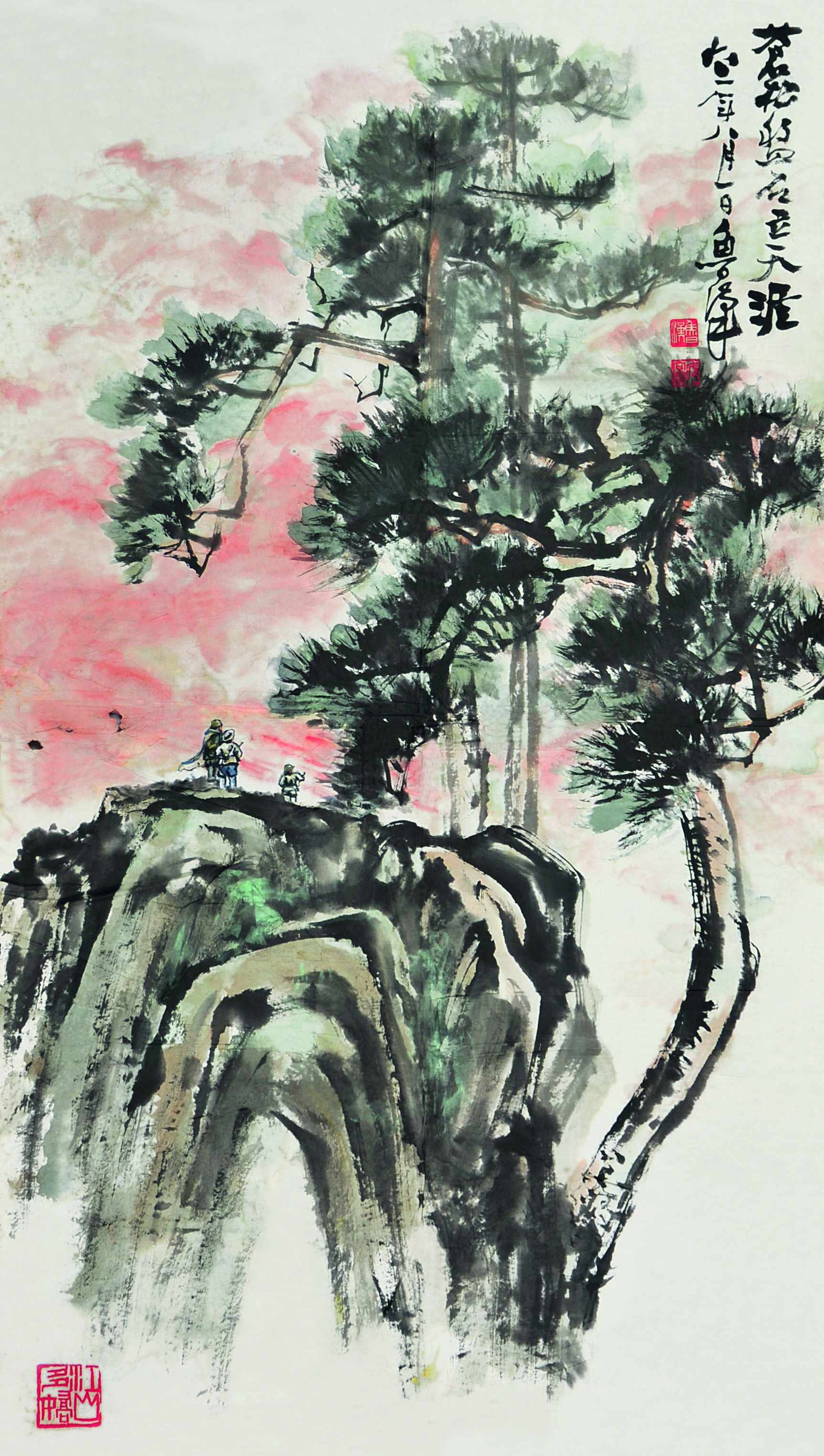徐松安  苍松盘石立天涯