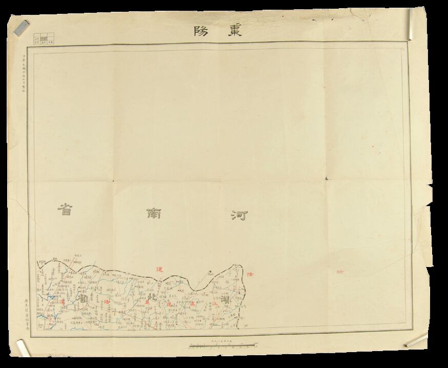民国　湖北省地图