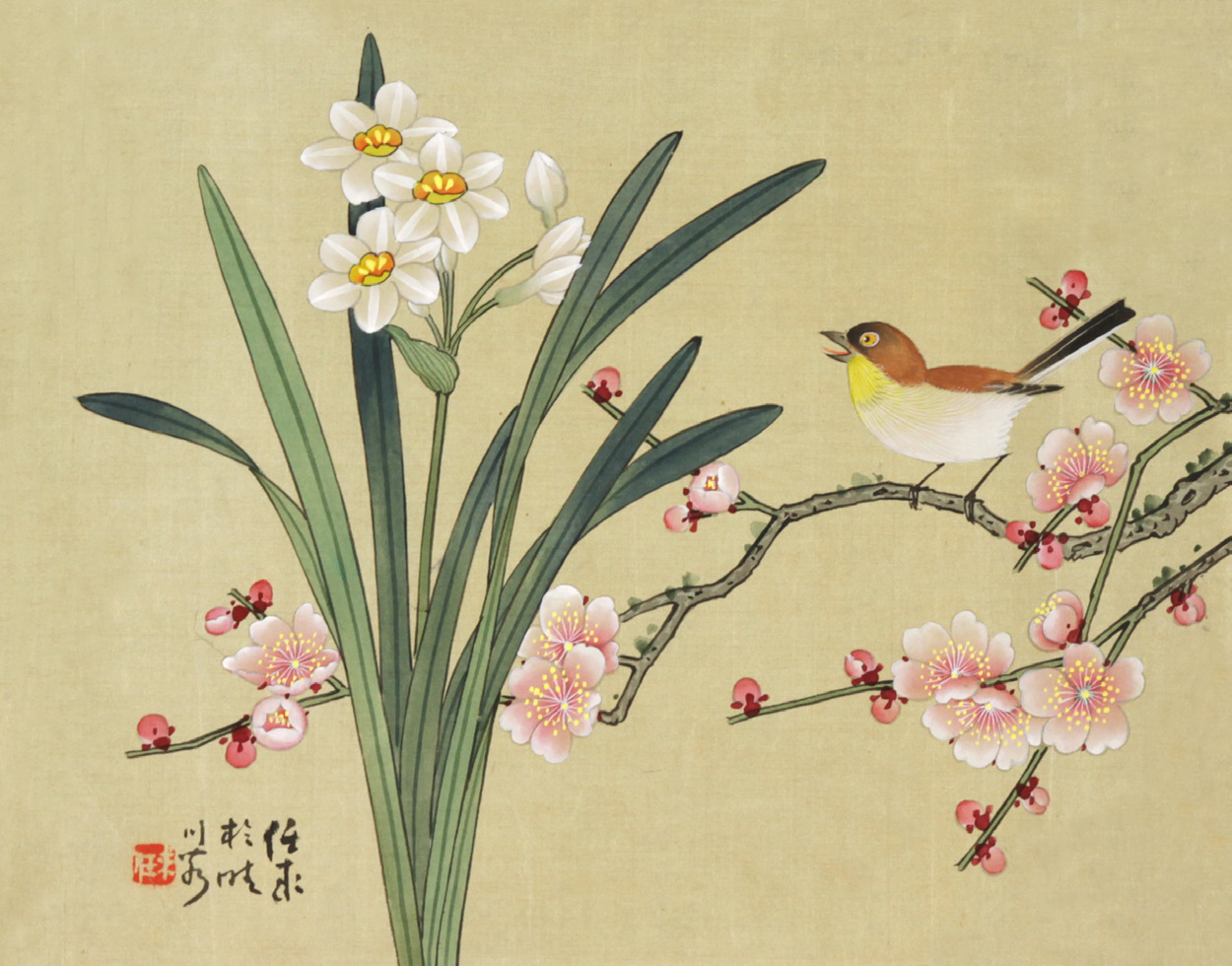 刘任求 花鸟