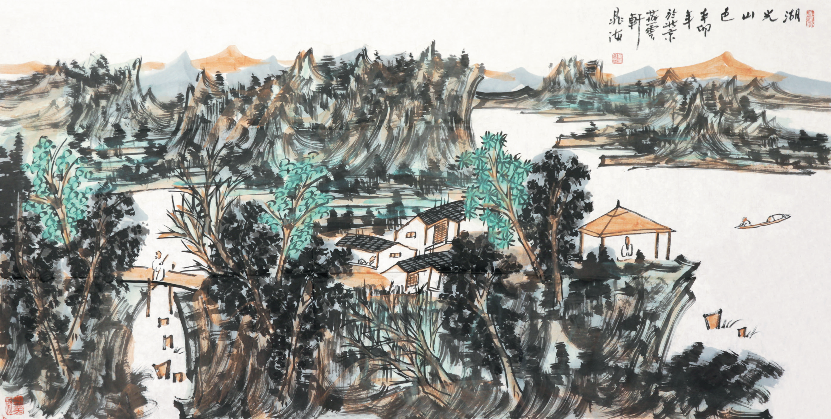 晁海 湖光山色