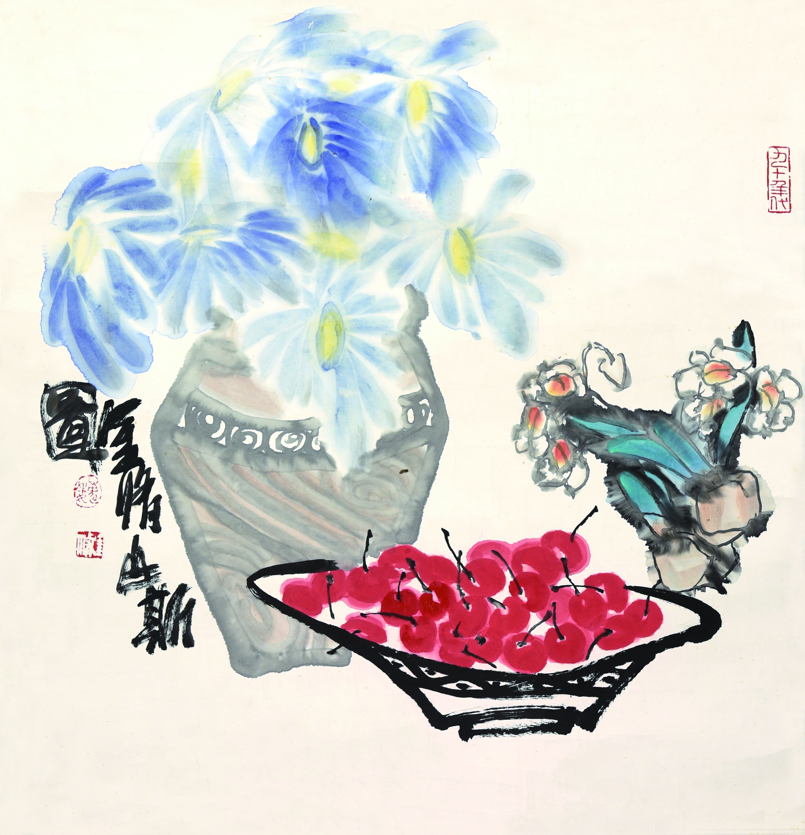 魏金修 瓶花