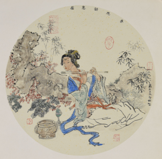 马杰 思春图