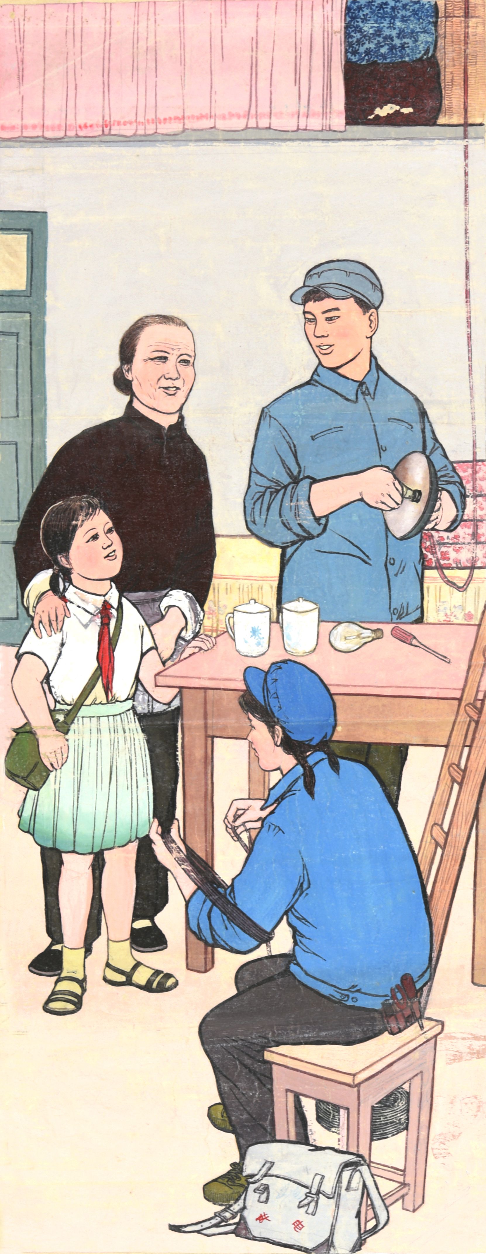 230 佚名 为人民服务(宣传画)