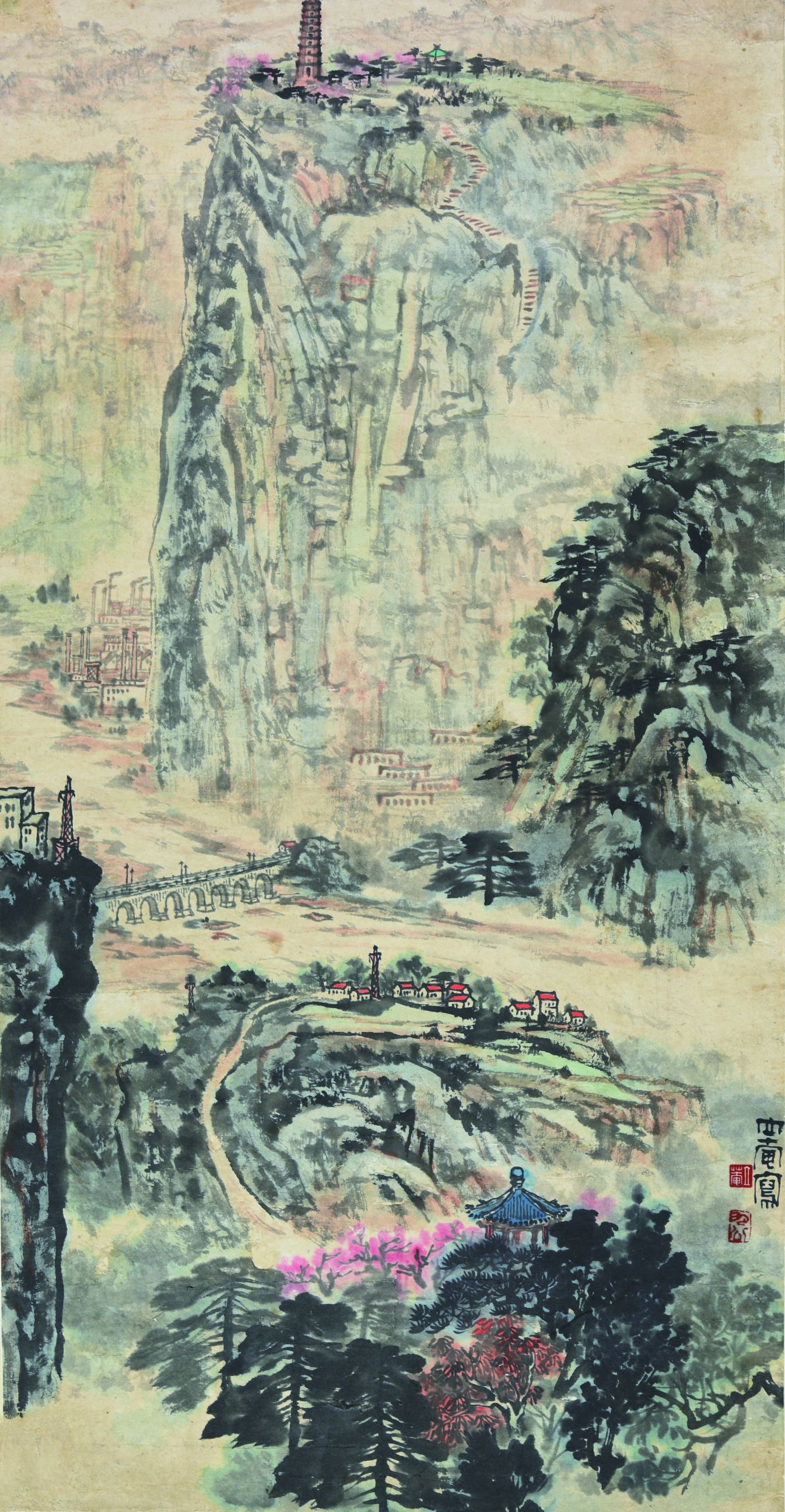 224 曹立庵 山水