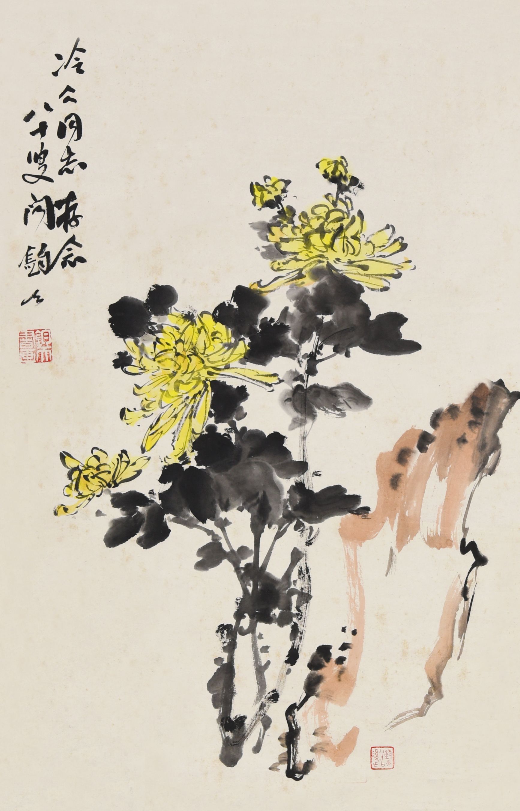 062 闻钧天 菊石图