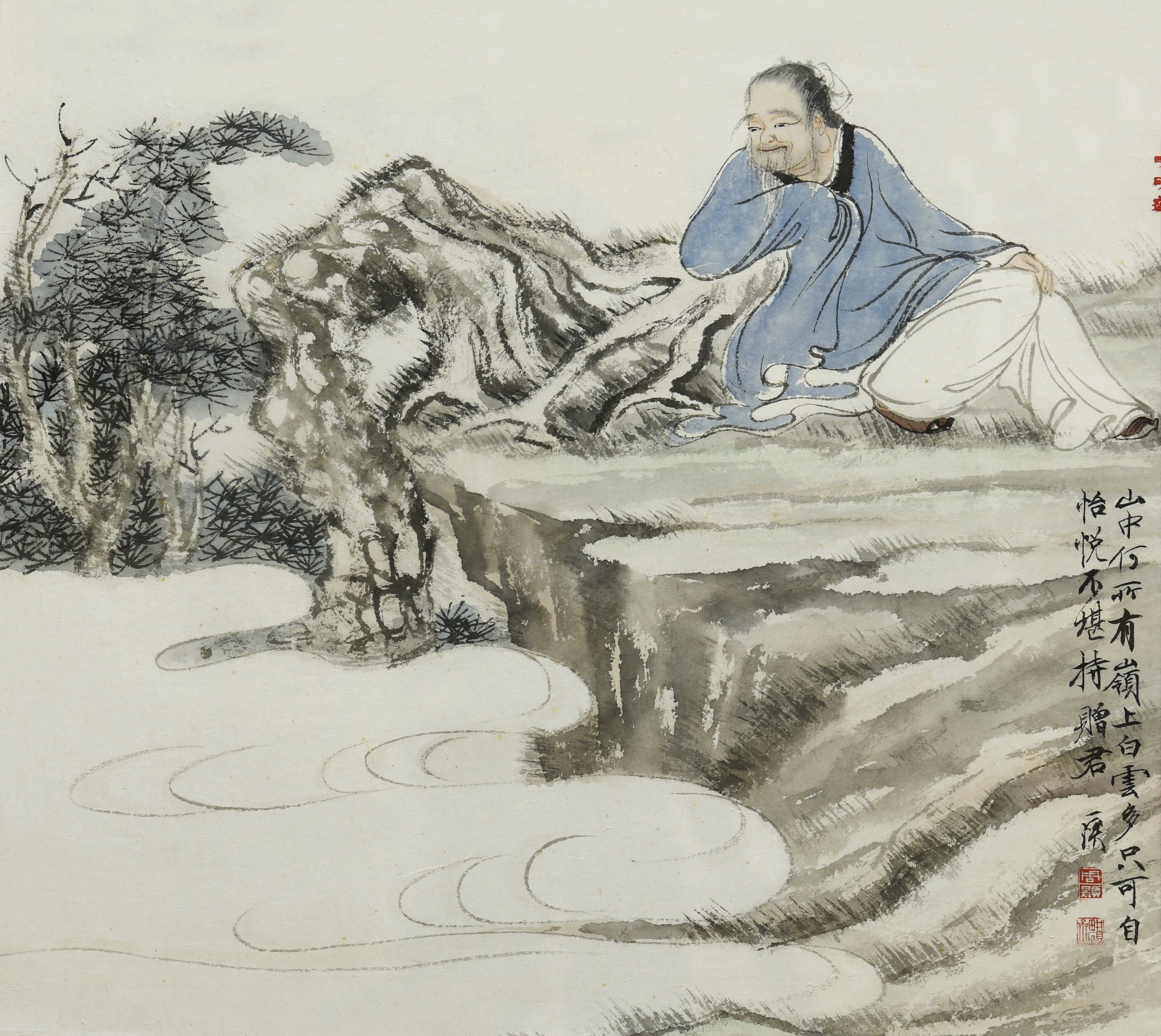 230 周颢 高士图