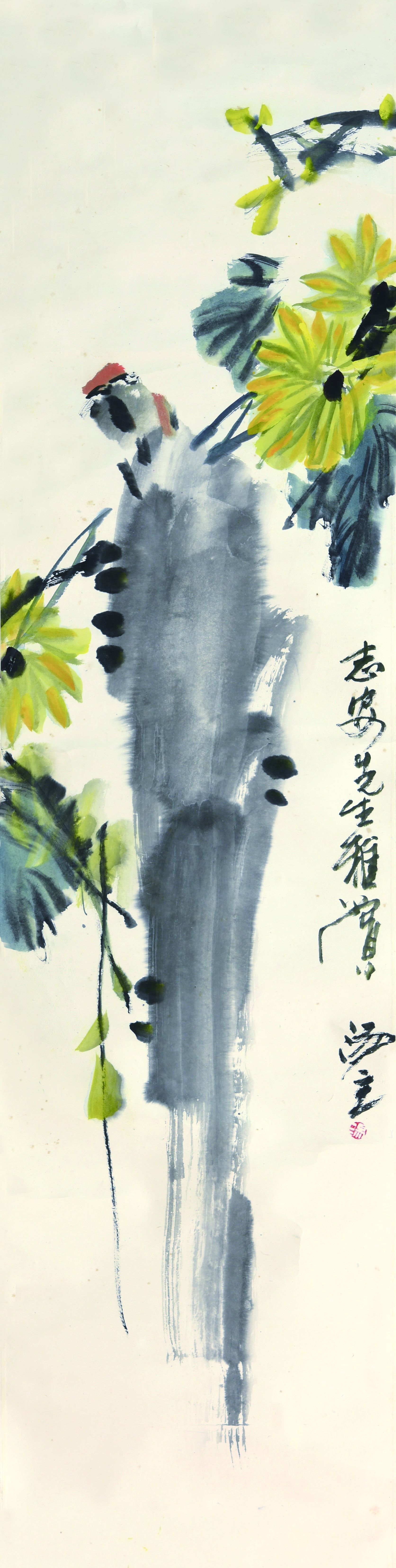 225 汤立 花鸟