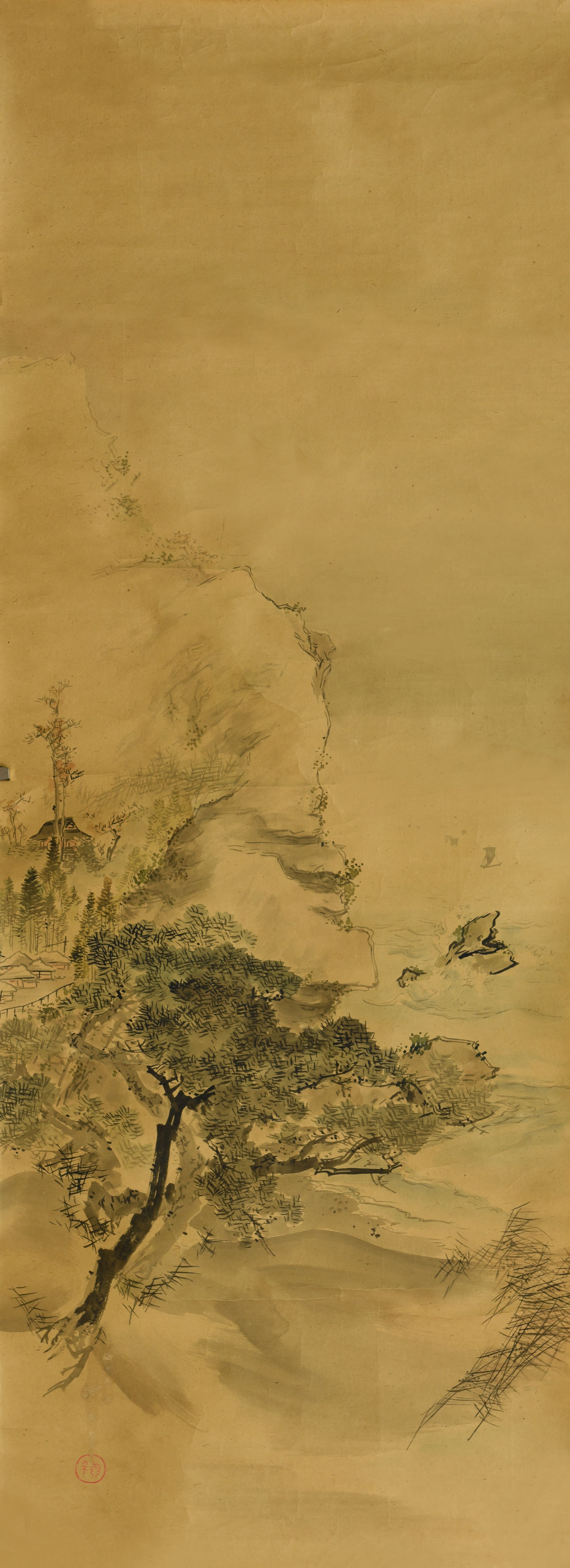 071 佚名 山居图