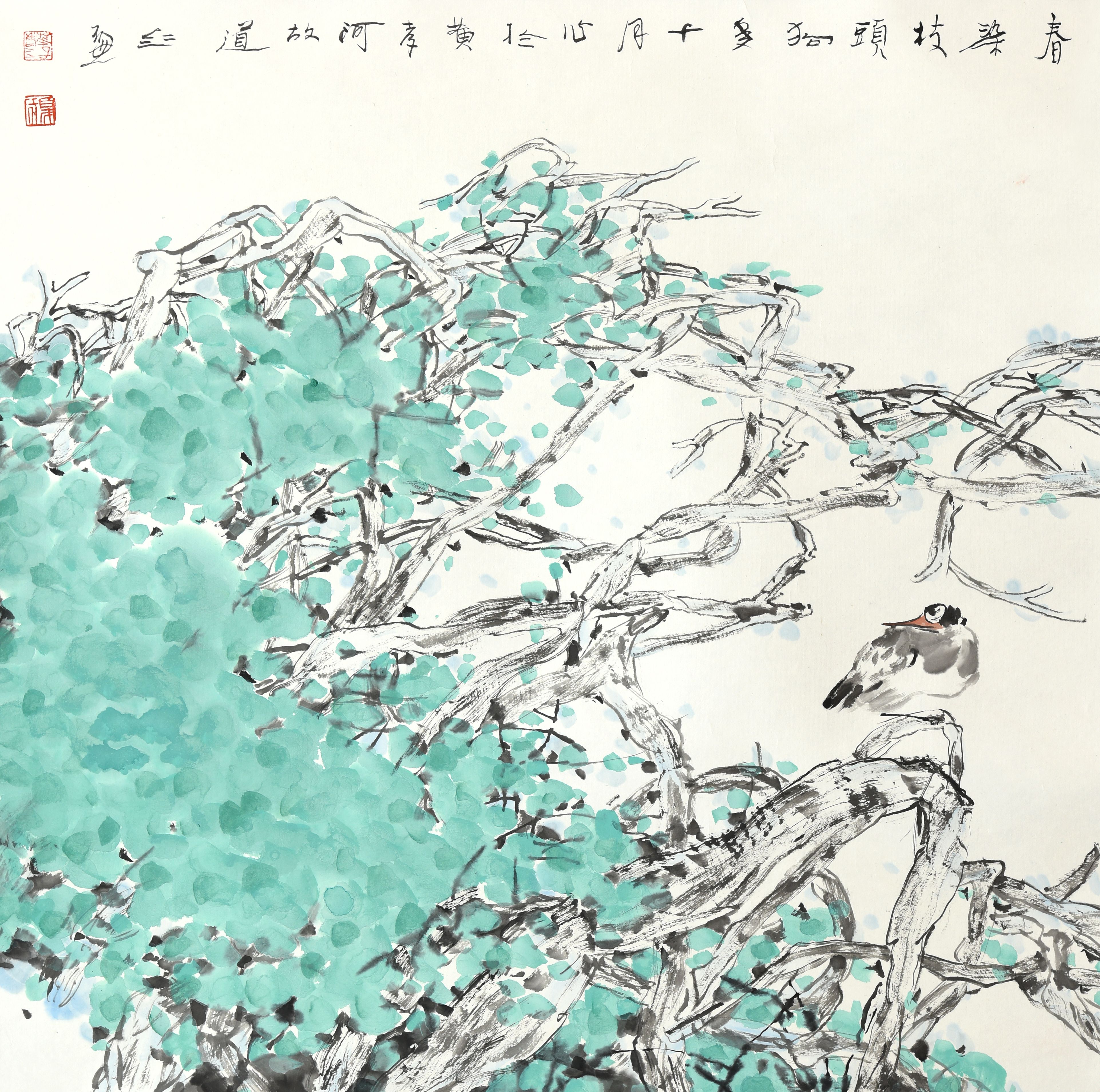 052 夏起聪 春染枝头