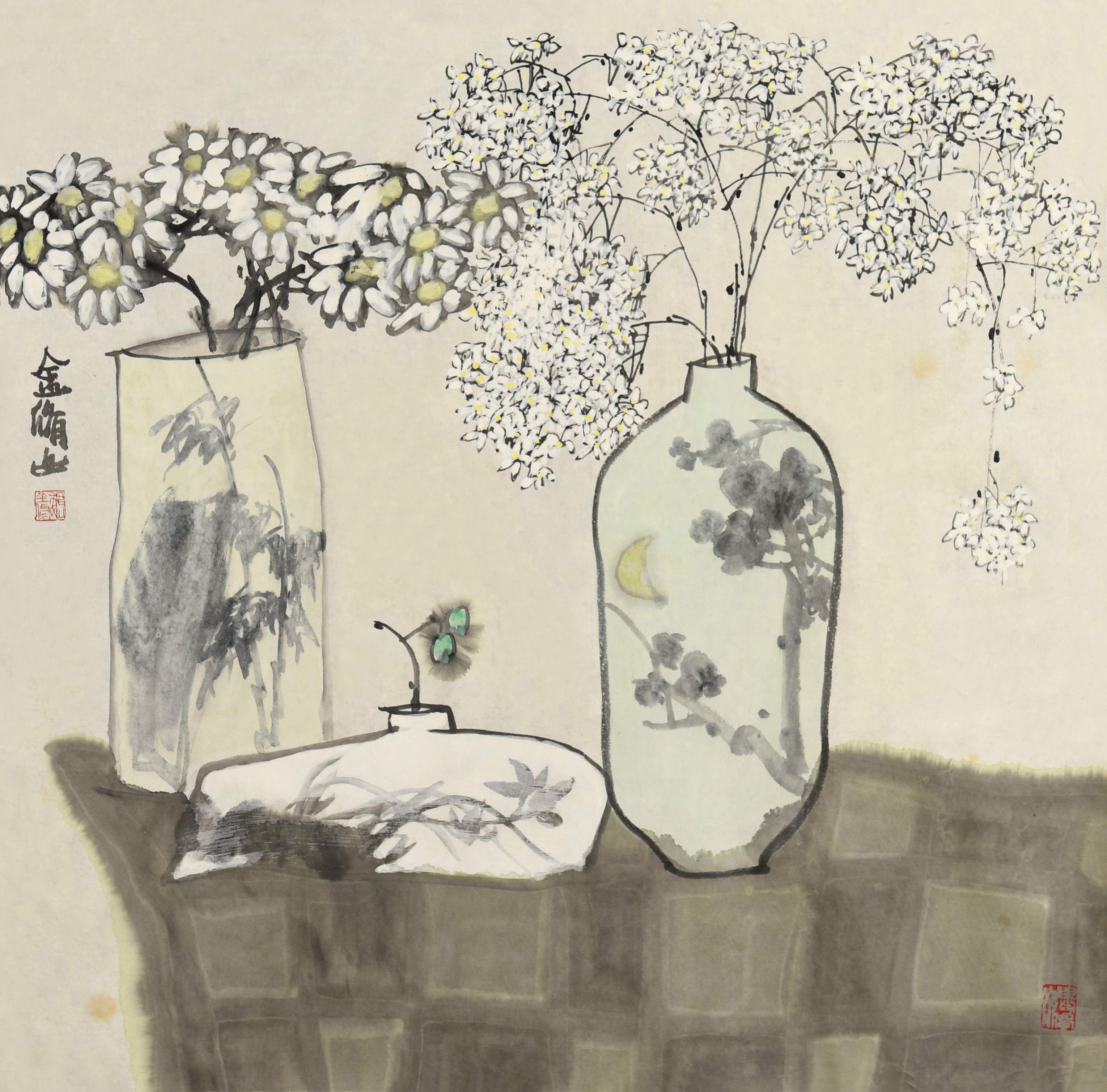 078 魏金修 瓶花