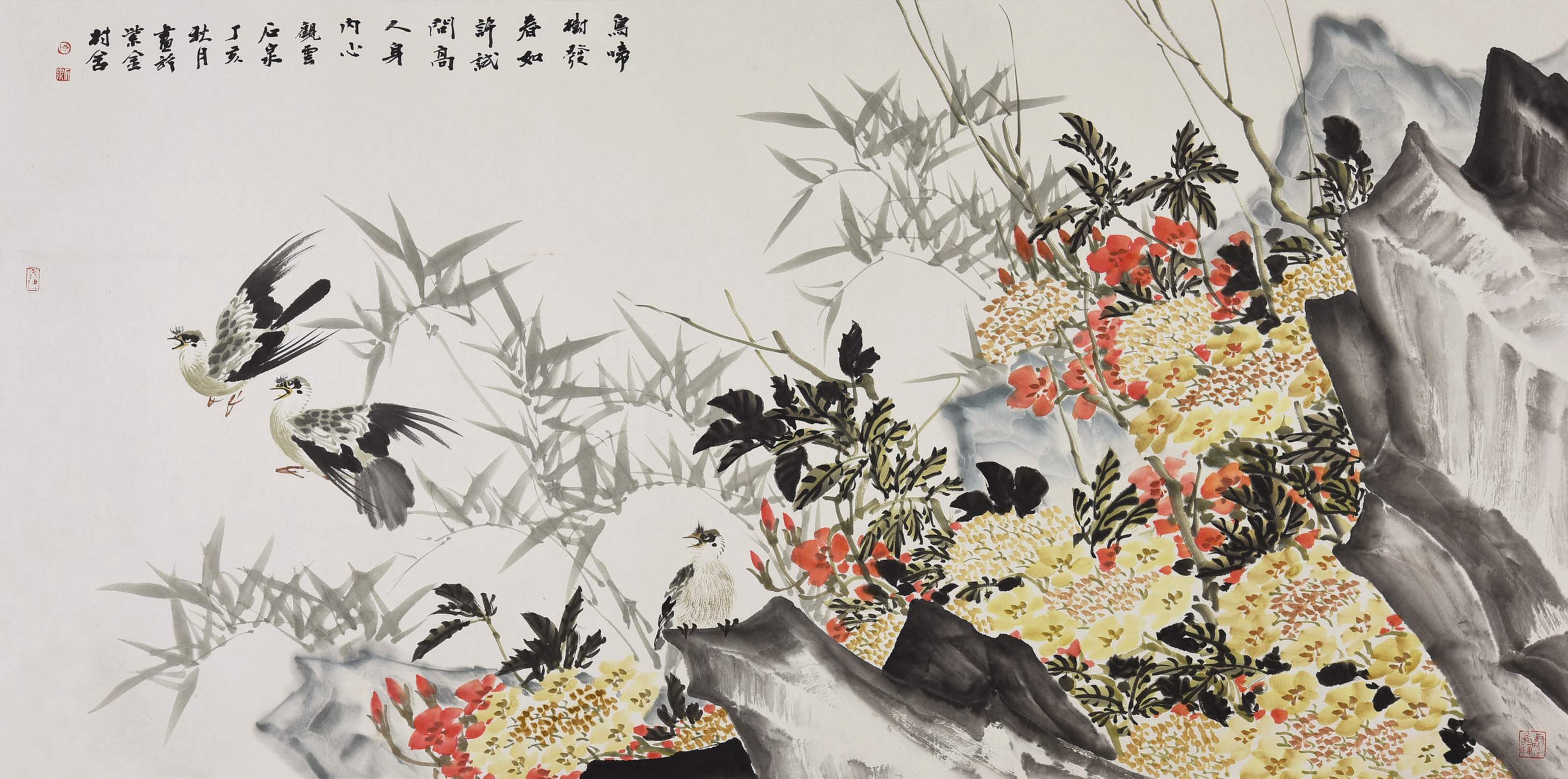 083 陈运权 春色鸟欢腾