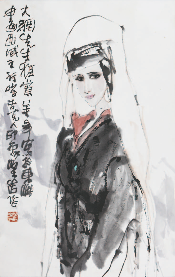228 梁岩 塔吉克少女