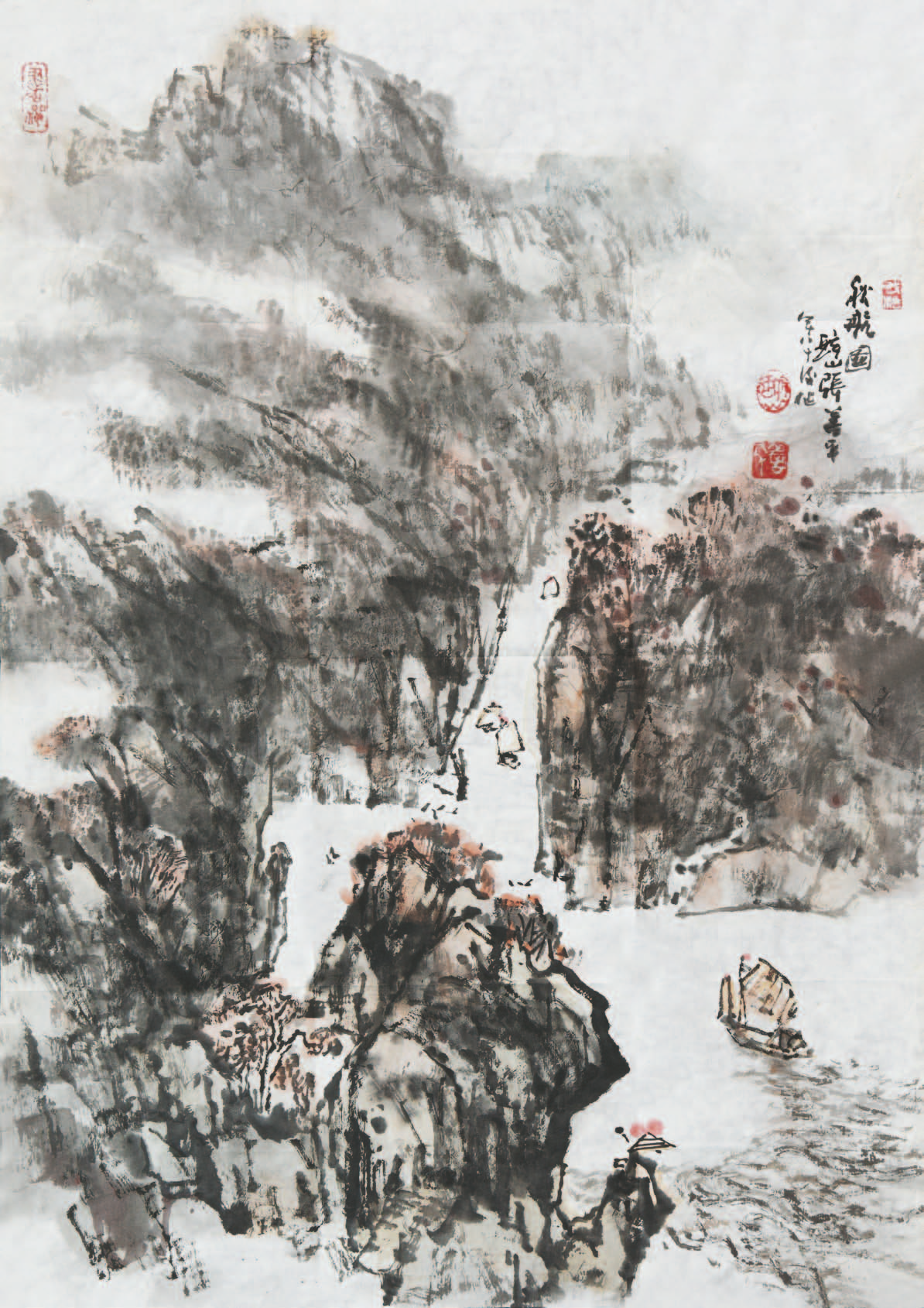 187 张善平 秋航图